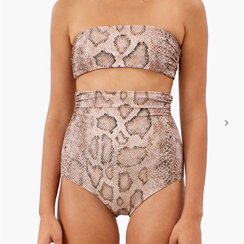 NWT Mara Hoffman Sand Print Bikini Lydia Bottom